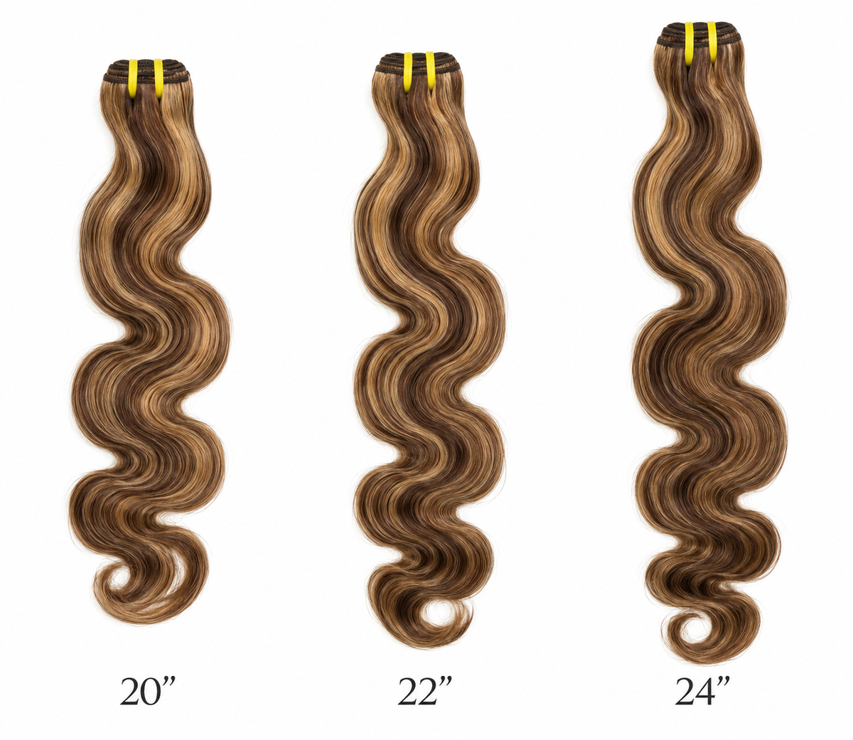Body Wave 3-Bundle Set, 20" + 22" + 24"